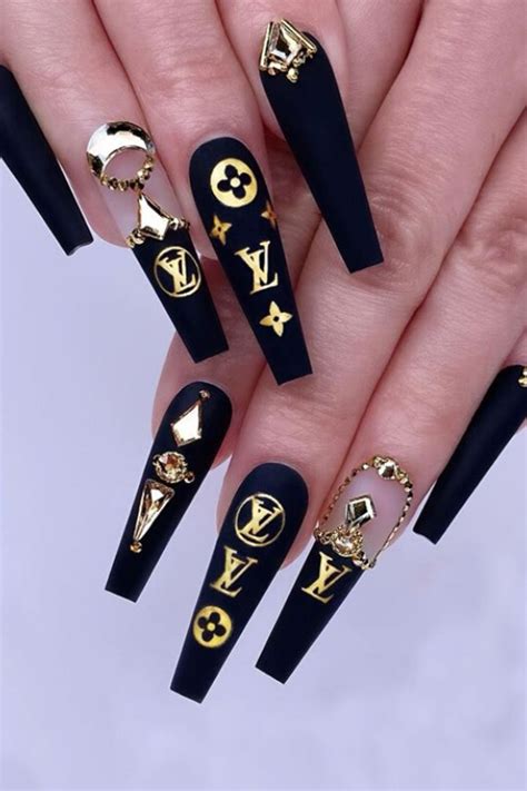 louis vuitton acrylics|new Louis Vuitton nails.